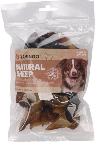 Flamingo Leckerli Hund – Snack Nature Schafshufe – 200g – glutenfrei – ohne Zuckerzusatz – Natur-Snack für Hunde von Flamingo