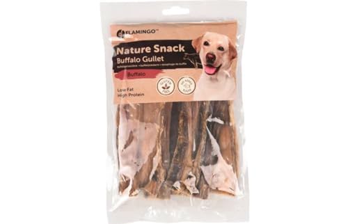 Flamingo Leckerli Hund – Natur Rinderluftröhre flach – 500g – glutenfrei – ohne Zuckerzusatz – kräftiger Hundesnack Flamingo Leckerli Hund – Natur Rinderluftröhre flach – 500g – glutenfrei – ohne Zuckerzusatz – kräftiger Hundesnack von Flamingo
