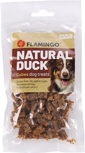 Nature Snack Ente WÜRFEL 80G von Flamingo