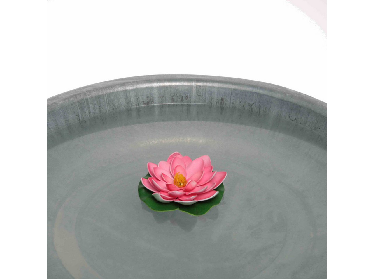 Flamingo Teichfigur Deko-Rose schwimmend orange Ø 18 cm Flamingo Teichfigur Deko-Rose schwimmend orange Ø 18 cm von Flamingo