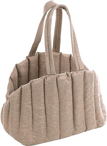Hundetasche - Tragetasche Gladys Beige – 58x32x34cm – Polyester – Boden herausnehmbar – Sicherheitsleine – Tragegriffe – breite Bodenfläche – extra Liegekomfort Hundetasche - Tragetasche Gladys Beige – 58x32x34cm – Polyester – Boden herausnehmbar – Sicherheitsleine – Tragegriffe – breite Bodenfläche – extra Liegekomfort von Flamingo