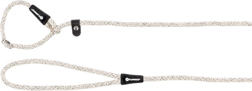 Flamingo Zugg-Stopp-Leine für Hund Lago weiß & schwarz - 170cm 8mm - Gleitendes Maximum mit einem stufenlos verstelbaren Safety Zugstopp Flamingo Zugg-Stopp-Leine für Hund Lago weiß & schwarz - 170cm 8mm - Gleitendes Maximum mit einem stufenlos verstelbaren Safety Zugstopp von Flamingo