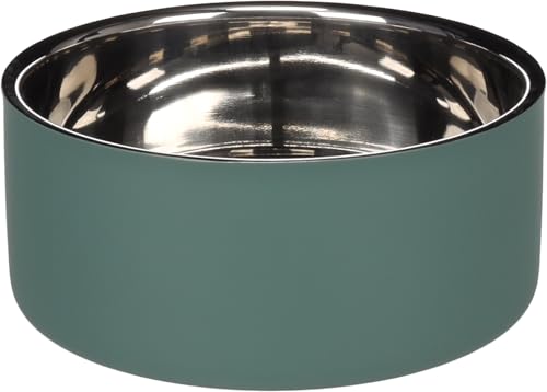 Futter- UND TRINKNAPF Xara RUND GRÜN 20,5x8,5CM 1,9L von Flamingo