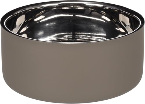Futter- UND TRINKNAPF Xara RUND Taupe 20,5x8,5CM 1,9L Futter- UND TRINKNAPF Xara RUND Taupe 20,5x8,5CM 1,9L von Flamingo