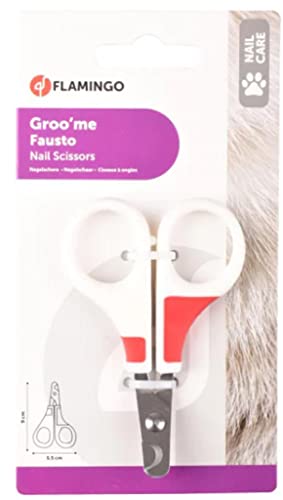 GROO'ME NAGELSCHERE FÜR KATZE WEIß/ROT GROO'ME NAGELSCHERE FÜR KATZE WEIß/ROT von Flamingo
