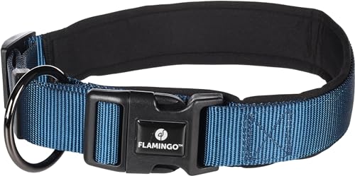 Halsband Abbi BLAU XL 55-60CM 32MM von Flamingo