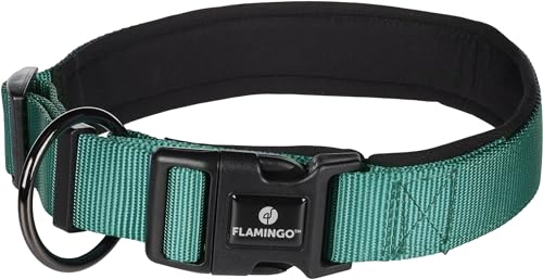 Halsband Abbi GRÜN XL 55-60CM 32MM von Flamingo