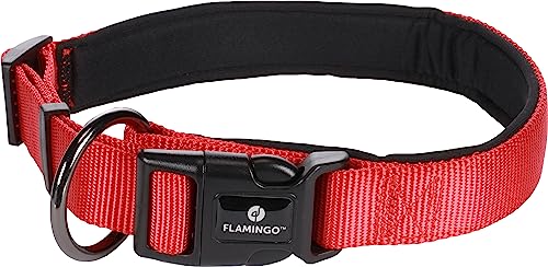 Halsband Abbi ROT L 50-55CM 25MM von Flamingo