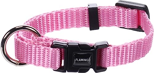 Halsband ZIGGI ROSA XXS 15-25CM 10MM von Flamingo