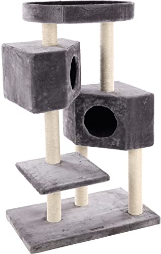 Kratzbaum KRESKO Grau 74 x 40 x 115 cm Kratzbaum KRESKO Grau 74 x 40 x 115 cm von Flamingo