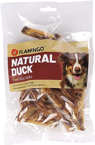 Flamingo Leckerli Hund – Natur Entenfüße – 200g – glutenfrei – ohne Zucker – naturbelassen von Flamingo