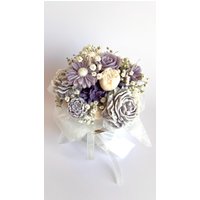 Kerzenbouquet Blumenstrauß | Handgemachte Blumendeko Aus Rapswachs Nachhaltige Geschenkidee Vegane Kerze Einzigartiges Wachs-Bouquet von FlammeaKerzen