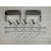 Halterung Für Flammlachsbretter Aus Edelstahl Kugelgrill Und Feuerschalen 2Er Set von Flammlachsbrettl