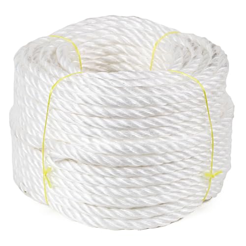 Flandria 365-Kranz Seil aus Polypropylen Ø 14 mm x 100 m, Weiß von Flandria
