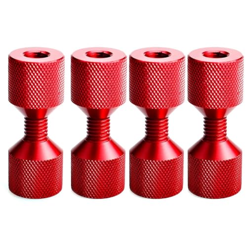 Flaroey 1-1/8 Stifte mit Löchern, 6061 Aluminium, Leichtbauweise, 2-Loch-Flansch-Ausrichtungsstift, 4 Stück von Flaroey