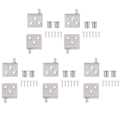 Flaroey 10 Stück Verdeckte Scharniere, Unsichtbare Schrank-Auf- und Ab-Türscharniere, CT-Eckcodes für Holzpaneel-Schrankdisplay-Unterstützung Flaroey 10 Stück Verdeckte Scharniere, Unsichtbare Schrank-Auf- und Ab-Türscharniere, CT-Eckcodes für Holzpaneel-Schrankdisplay-Unterstützung von Flaroey