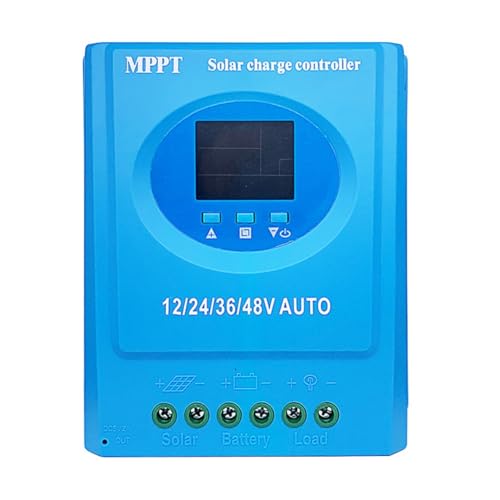 Flaroey 100A MPPT Solar Laderegler 12V 24V 36V 48V Auto Dual USB-Ladefunktion für Blei-Säure-Lithium-Batterie Solarmodul B Flaroey 100A MPPT Solar Laderegler 12V 24V 36V 48V Auto Dual USB-Ladefunktion für Blei-Säure-Lithium-Batterie Solarmodul B von Flaroey