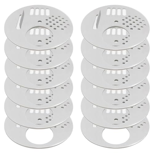 Flaroey 12 Stück Bienenstock Nuc Box Eingangstore Eingangsscheibe (Durchmesser: 2,67") Drehbares Bienenhaltungswerkzeug Bienenstock Eingangstore von Flaroey