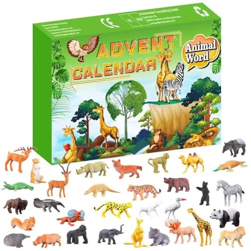 Flaroey 24 Tiere Countdown-Kalender-Set Frohe Weihnachten Adventskalender Weihnachten Zuhause Dekoratives DIY Geschenk Partybedarf Flaroey 24 Tiere Countdown-Kalender-Set Frohe Weihnachten Adventskalender Weihnachten Zuhause Dekoratives DIY Geschenk Partybedarf von Flaroey