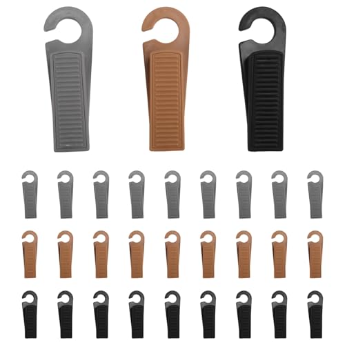 Flaroey 30 Stück Türstopper Keil Türstopper Zuhause Büro Türstopper Rückhalteblock Türstopper mit Haken von Flaroey