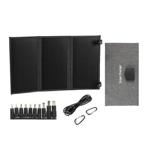 Flaroey 30 W 18 V Faltbares Solarpanel Typ C USB Photovoltaik-Ladegerät Outdoor-Mobiltelefon Schnelles Aufladen Mobile Powerbank Langlebig Einfach zu Installieren Einfach zu Verwenden von Flaroey