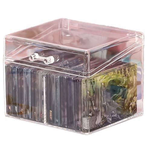 Flaroey 3PCS Fotokartenbox Transparente Idol-Fotokartenbox Kartenaufbewahrungsbox 3 Kunststoff-Aufbewahrungsbox Schulbriefpapier von Flaroey