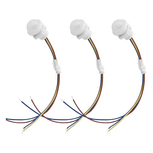 Flaroey 3er-Pack Lichtschalter mit Bewegungsmelder, Intelligenter PIR-Sensor-Erkennungsschalter, Intelligenter Lichtschalter Zur Decken- oder Wandmontage Flaroey 3er-Pack Lichtschalter mit Bewegungsmelder, Intelligenter PIR-Sensor-Erkennungsschalter, Intelligenter Lichtschalter Zur Decken- oder Wandmontage von Flaroey