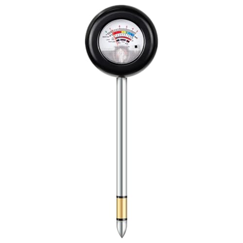 Flaroey 4-In-1 Bodentester Feuchtigkeitsmesser Sonnenlicht PH & Nährstoffmessgerät für Topfpflanzen, Gewächshäuser, Blumen & Farmen von Flaroey