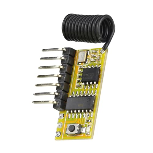 Flaroey 433 MHz 8CH Superheterodyne-Empfangsmodul mit Dekodierung, 8-Wege-Steuerung für Drahtlose Türzugangs-Signalempfänger Flaroey 433 MHz 8CH Superheterodyne-Empfangsmodul mit Dekodierung, 8-Wege-Steuerung für Drahtlose Türzugangs-Signalempfänger von Flaroey