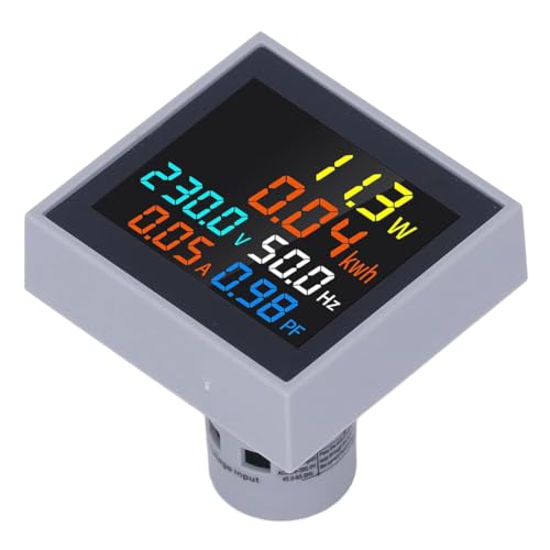 Flaroey 6-in-1-Multifunktions-Digitalmessgerät, Wechselspannung, Leistungsfrequenz-Monitor für Den Haushalt, SPM004 (AC50-300 V) von Flaroey