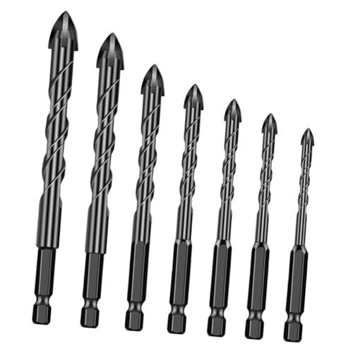 Flaroey 7-Tlg. Sechskantschaftbohrer Brennholz Handbohrer Mehrzweckbohrer Stufenbohrer Fliesenbohrer Flaroey 7-Tlg. Sechskantschaftbohrer Brennholz Handbohrer Mehrzweckbohrer Stufenbohrer Fliesenbohrer von Flaroey