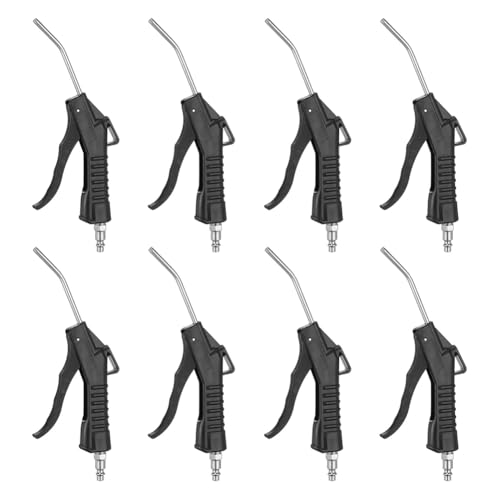 Flaroey 8-Teiliges Druckluft-Ausblasgerät mit Durchfluss, Druckluftkompressor mit 1/4-NPT-Luftstecker Männlich und Abgewinkelter Biegung Flaroey 8-Teiliges Druckluft-Ausblasgerät mit Durchfluss, Druckluftkompressor mit 1/4-NPT-Luftstecker Männlich und Abgewinkelter Biegung von Flaroey