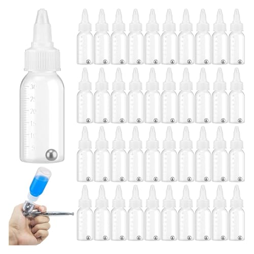Flaroey Airbrush-Farbbecher 30ml Leere Airbrush-Flaschen Airbrush-Flaschen Farbflaschen Mischflaschen Flaroey Airbrush-Farbbecher 30ml Leere Airbrush-Flaschen Airbrush-Flaschen Farbflaschen Mischflaschen von Flaroey