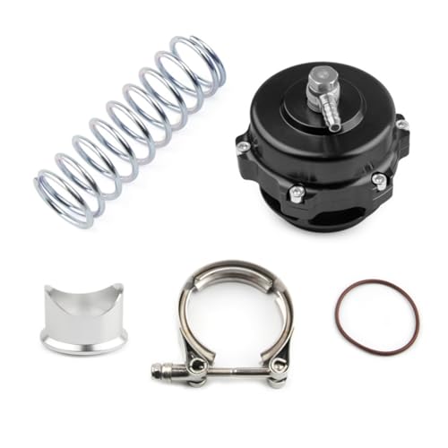 Flaroey Automodifikation Turbinenüberdruckventil Auslassventil 50 mm BOV Turbinenentlüftungsventil Schwarz von Flaroey