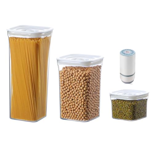 Flaroey Frischhaltebox mit automatischer Pumpkeep Lebensmittel und Zutaten Frischhaltebox versiegeltes Glas Flaroey Frischhaltebox mit automatischer Pumpkeep Lebensmittel und Zutaten Frischhaltebox versiegeltes Glas von Flaroey