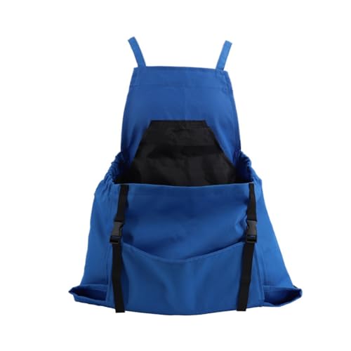 Flaroey Garten-Schürze mit Obst-Pflücktasche Gemüseernte-Pflücktasche für Obst- und Beerenernte Blau von Flaroey