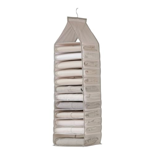Flaroey Kleideraufbewahrungstasche Aus Netzgewebe, Hängetasche für Den Haushalt, Hängegarderobe, Aufbewahrungstasche für Kleidung und Hosen, Artefakt von Flaroey