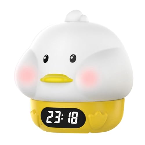 Flaroey Lichtwecker für Erwachsene und Kinder, mit Schlummerfunktion und USB-Ladeanschluss, Duale Alarme Ente Flaroey Lichtwecker für Erwachsene und Kinder, mit Schlummerfunktion und USB-Ladeanschluss, Duale Alarme Ente von Flaroey