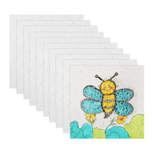 Flaroey Magisches Schaumstrukturpapier, Weißes Zellulosekarton-Schaumstruktur-Zeichenpapier für DIY-Kunst, Kinderbastelbedarf Flaroey Magisches Schaumstrukturpapier, Weißes Zellulosekarton-Schaumstruktur-Zeichenpapier für DIY-Kunst, Kinderbastelbedarf von Flaroey
