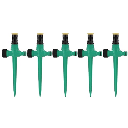 Flaroey Pflanzengarten Gemüsegarten Sprinkler Serie Pin Sprinkler Einstellbare Zerstäubung Vergraben Sprinkler Erdungsstecker Grün von Flaroey