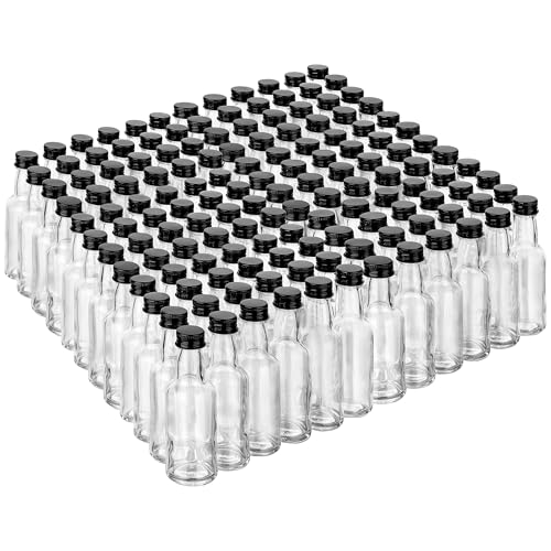 192 Stück kleine Flaschen zum Befüllen 50ml kleine Fläschchen Shot Flaschen zum Befüllen 50 ml kleine Glasflaschen zum Befüllen für Likör, Shots, Ingwer Shot Mini Glasflaschen Schnapsflaschen von Flaschen-Fuchs