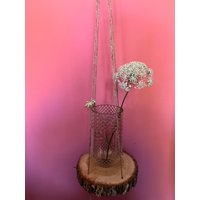Hängende Recycling Vase/Baumscheibe /Natürlich/Dekorative Fensterdekoration von FlaschenhalsDesign