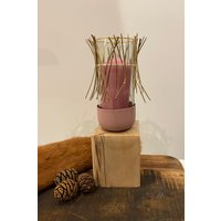 Kerzenhalter Mit Recycling Glas/Buchenholz /Advent Kerzenhalter Mit Recycling Glas/Buchenholz /Advent von FlaschenhalsDesign