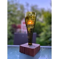 Recycling Windlicht /Für Den Garten Und Für Drinnen/Unikat /In Liebevoller Handarbeit von FlaschenhalsDesign
