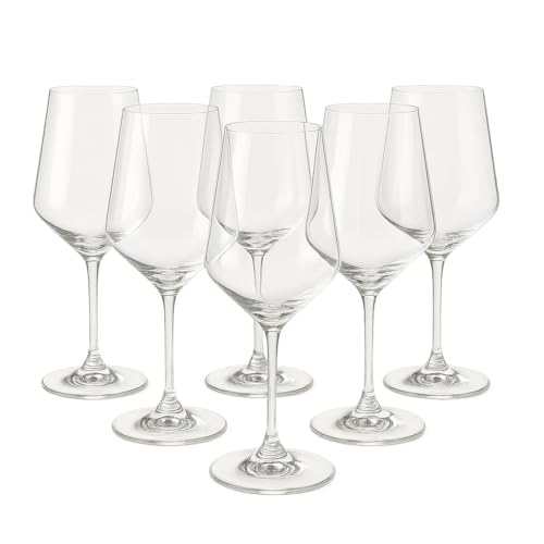 Flaschenland - 6 Weißweingläser 350 ml, Hochwertiges Premium-Weingläser-Set aus Kristallglas, Kratzfest, Spülmaschinenfest, Made in Germany von Flaschenland