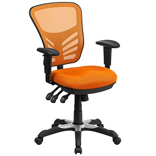 Flash Furniture Bürostuhl, Metall, orange, 69 x 65 x 112 cm Flash Furniture Bürostuhl, Metall, orange, 69 x 65 x 112 cm von Flash Furniture