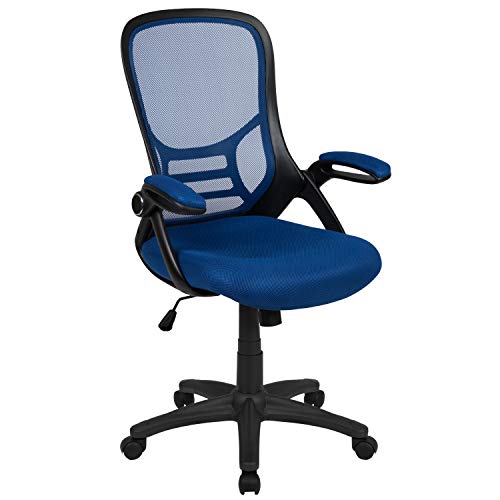 Flash Furniture Bürostuhl, Netzgewebe Modern 26.5" W x 26.5" D x 40.25" - 44" H blau von Flash Furniture