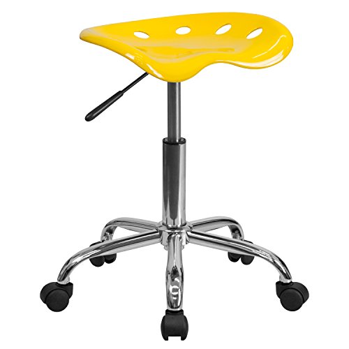 Flash Furniture Bürostuhl, Plastik, Orange-Yellow, 38.1 x 43.18 x 65.41 cm von Flash Furniture
