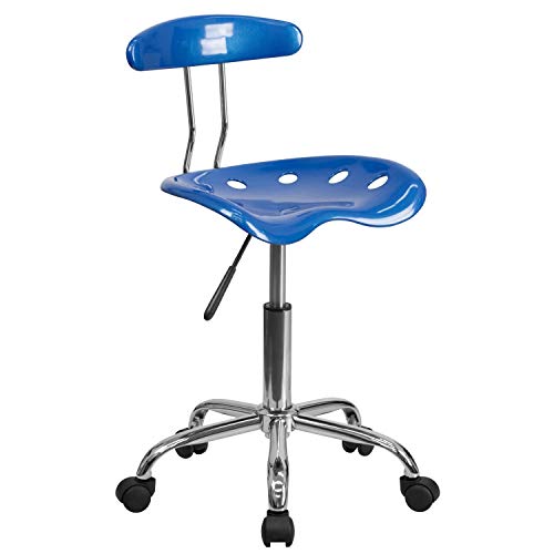 Flash Furniture Bürostuhl, Plastik, hellblau, 41.91 x 43.18 x 88.27 cm von Flash Furniture