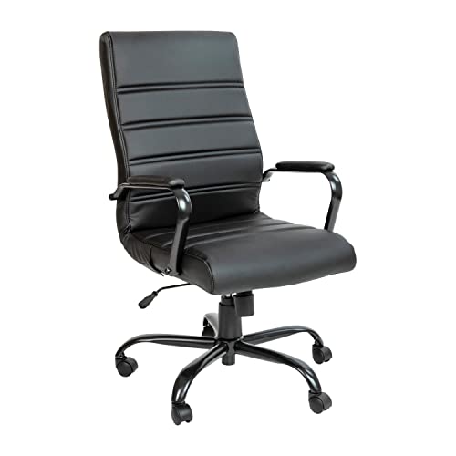 Flash Furniture Chefsessel aus Leder, Black, High Back von Flash Furniture